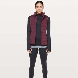 Lululemon Down For It All Vest Dark Adobe